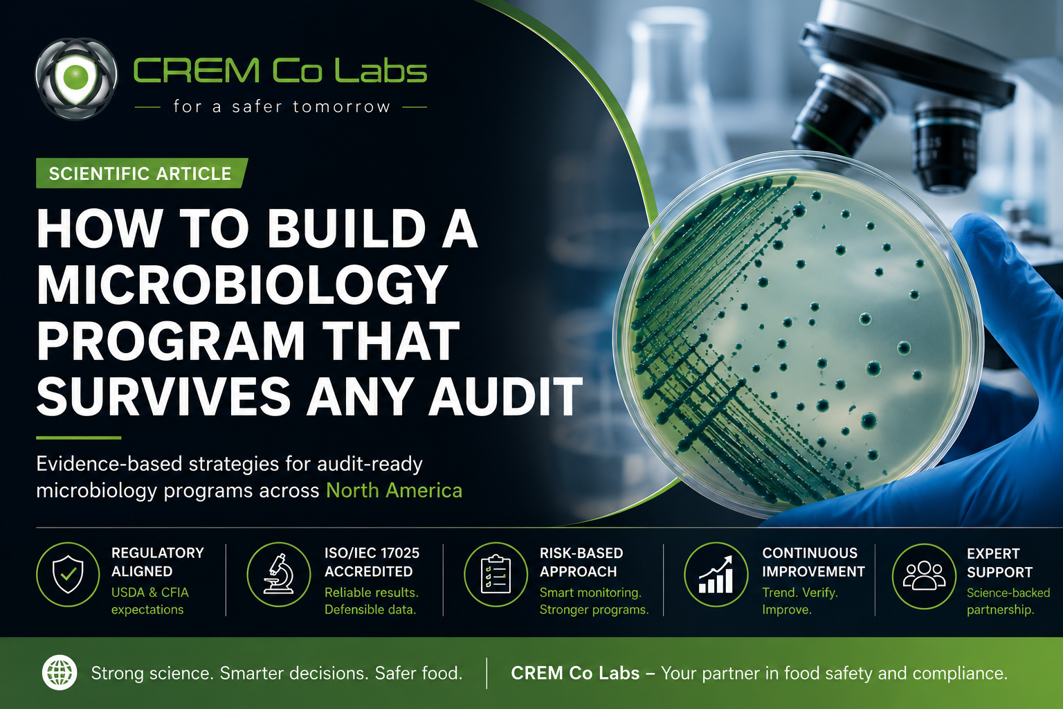 Building Audit-Defensible Microbiology Programs for Food Manufacturers